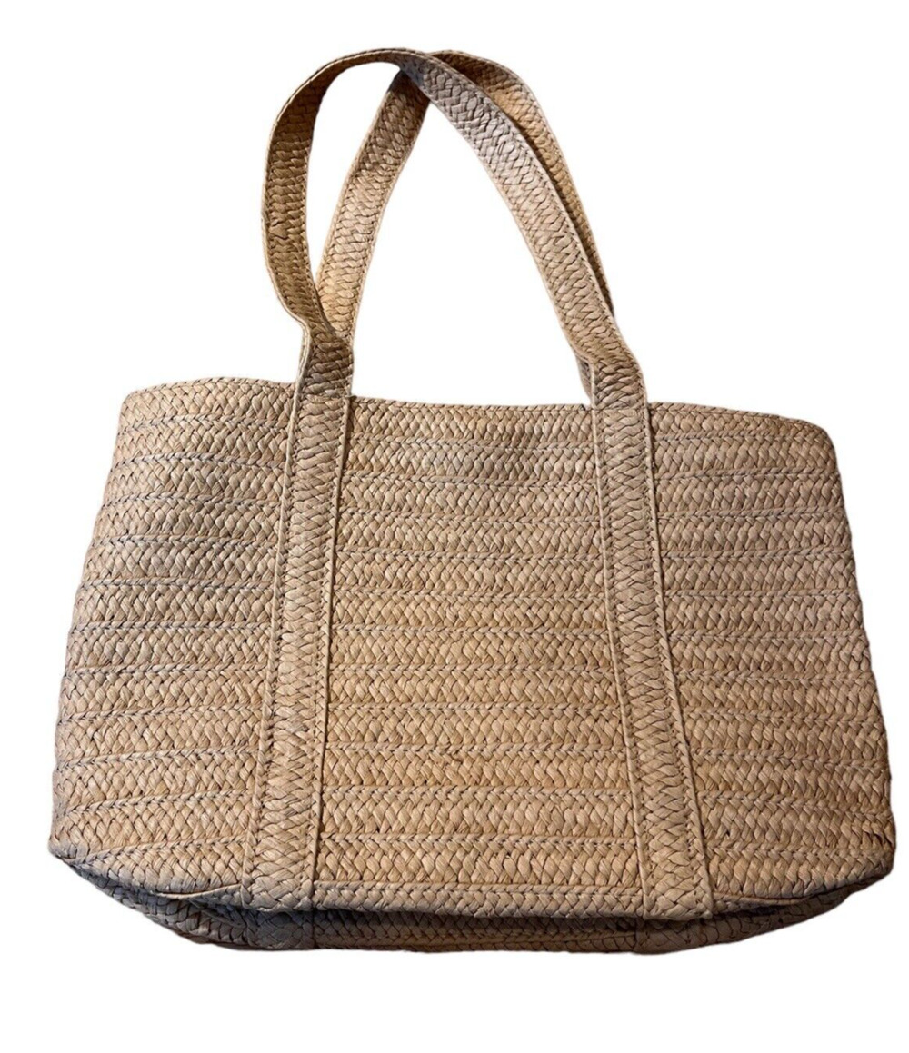 Draper James Straw Shoulder Bag Purse Reese Witherspoon Lined Summer Fun!